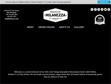 Tablet Screenshot of milanezza.com